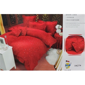 纯棉提花花边十件套