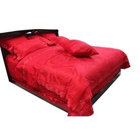 丝织贡缎提花六件套